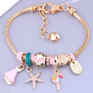 Gold Plated charm bracelet